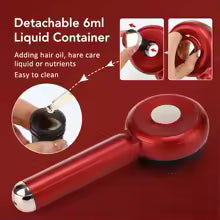 Peine de masaje eléctrico de microcorriente, luz roja de 660nm, peine para el cuidado del cabello, amasado, relajación, masajeador del cuero cabelludo, circulación sanguínea