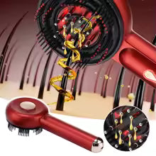 Peine de masaje eléctrico de microcorriente, luz roja de 660nm, peine para el cuidado del cabello, amasado, relajación, masajeador del cuero cabelludo, circulación sanguínea